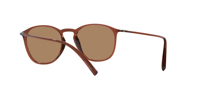 Sonnenbrillen Giorgio Armani AR 8186U (6004M4) farbe marrone trasparente form quadratisch gläser photo light to dark brown