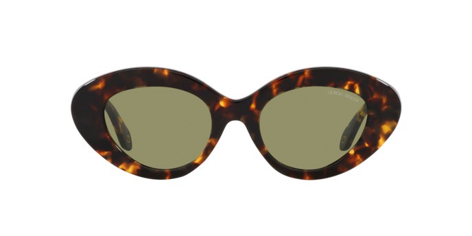 Sonnenbrillen Giorgio Armani AR 8188 (599314) farbe havana miele form cat-eye gläser verde