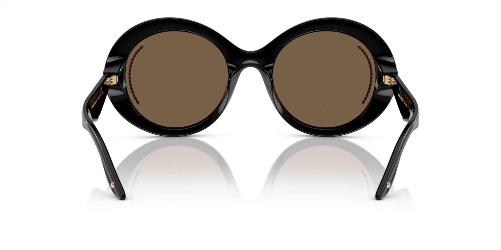 Sunglasses Giorgio Armani AR 8204 (500173) color nero shape oval lenses marrone