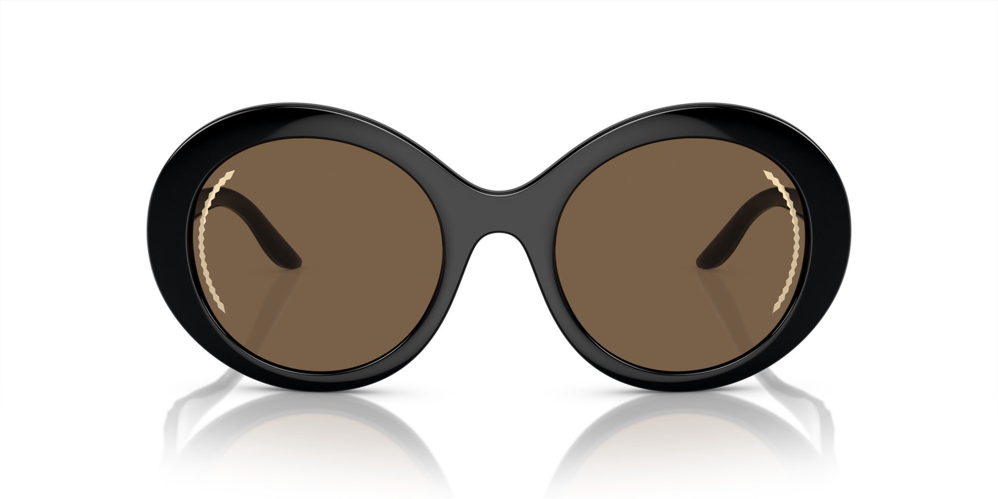 Sunglasses Giorgio Armani AR 8204 (500173) color nero shape oval lenses marrone