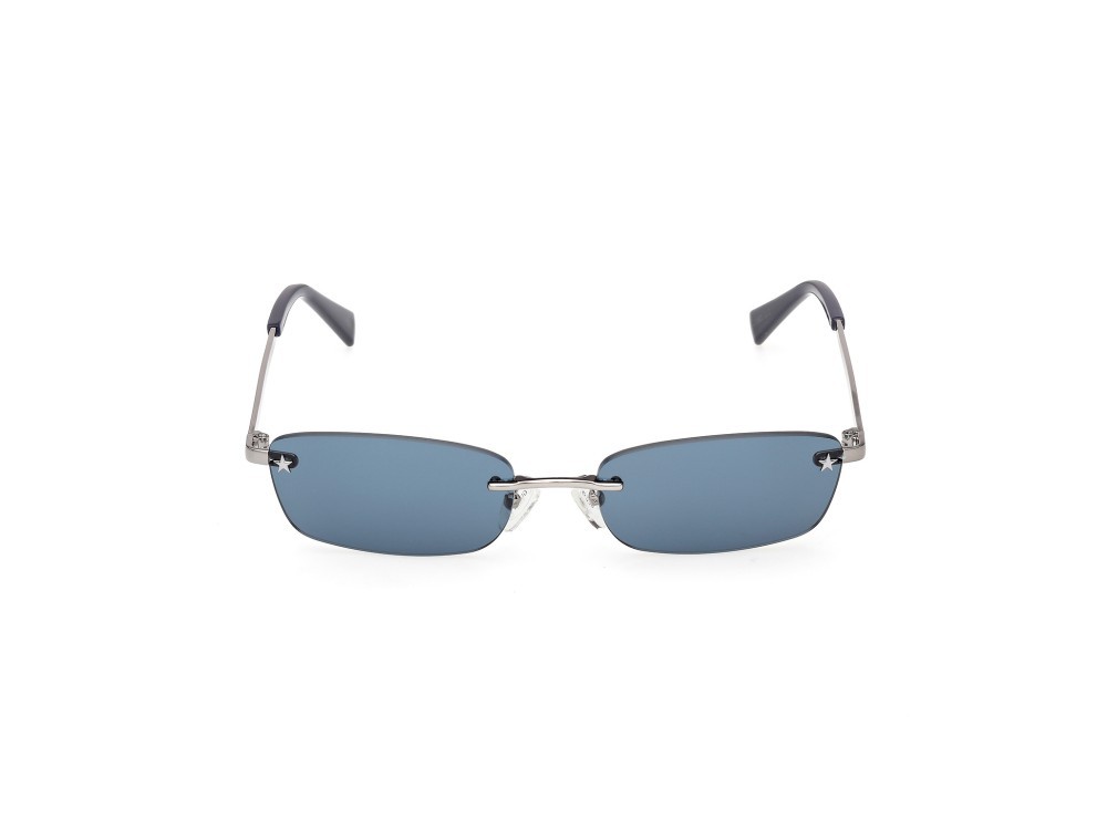 Sonnenbrillen Guess Jeans GJ00005 (08V) farbe antracite lucido form rechteckig gläser blu