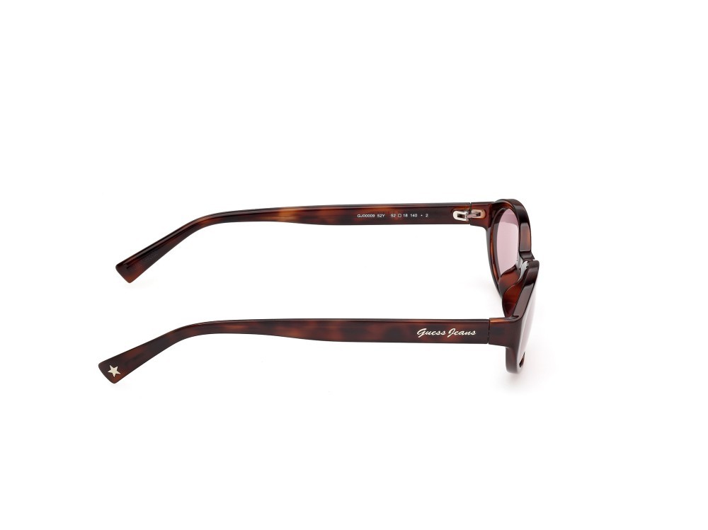 Sunglasses Guess Jeans GJ00009 (52Y) color avana scura shape oval lenses viola