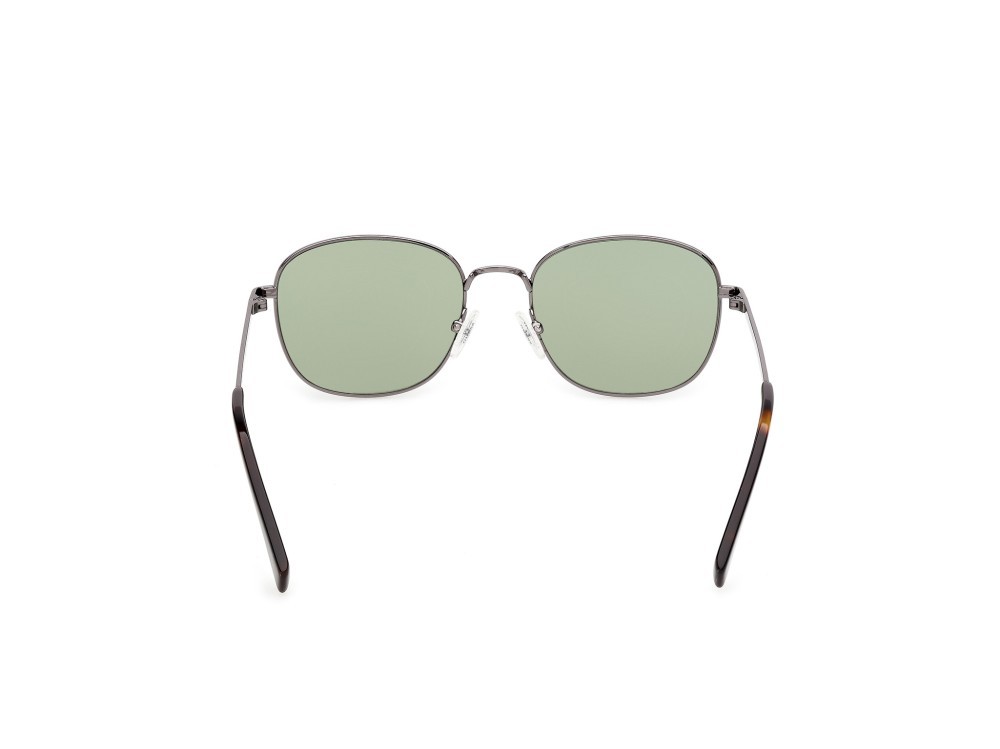 Sunglasses Guess Jeans GJ00011 (08N) color antracite lucido shape round lenses verde 