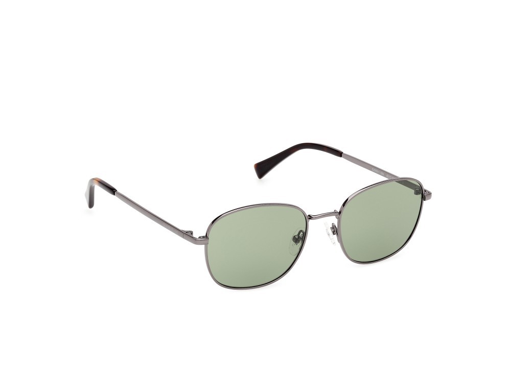 Sunglasses Guess Jeans GJ00011 (08N) color antracite lucido shape round lenses verde 