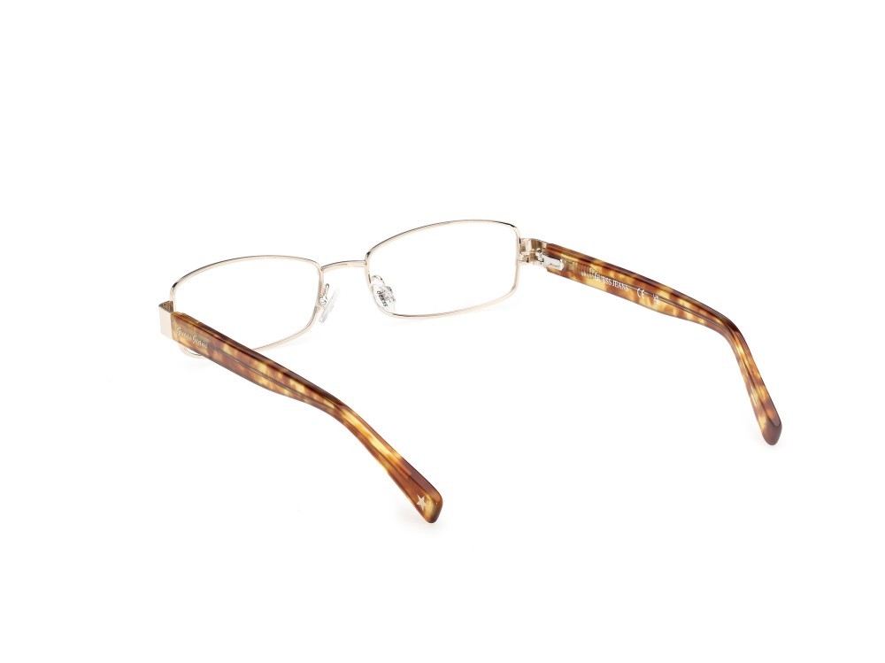 Eyeglasses Guess Jeans GJ50000 (033) color oro pallido lucido / avana bionda shape rectangle 