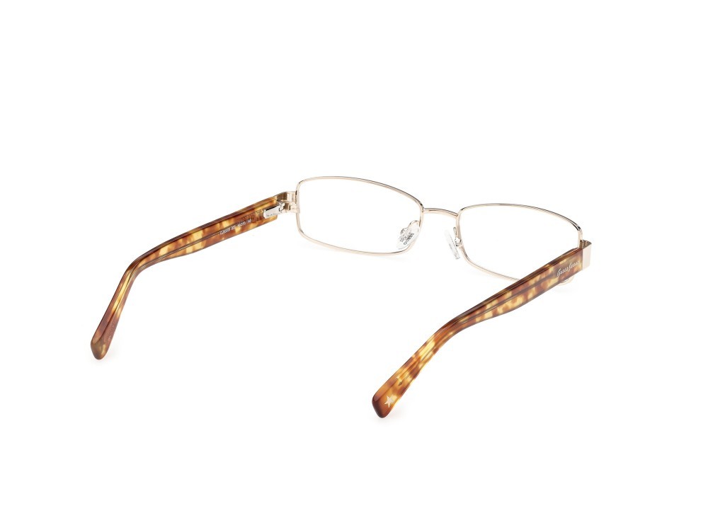 Eyeglasses Guess Jeans GJ50000 (033) color oro pallido lucido / avana bionda shape rectangle 