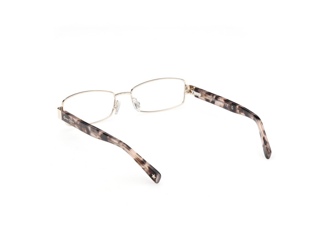 Eyeglasses Guess Jeans GJ50000 (056) color oro pallido lucido / avana colorata shape rectangle 