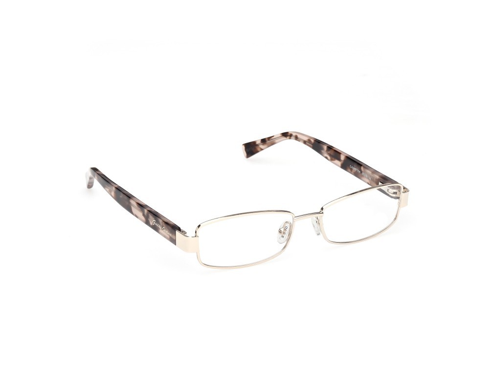 Eyeglasses Guess Jeans GJ50000 (056) color oro pallido lucido / avana colorata shape rectangle 