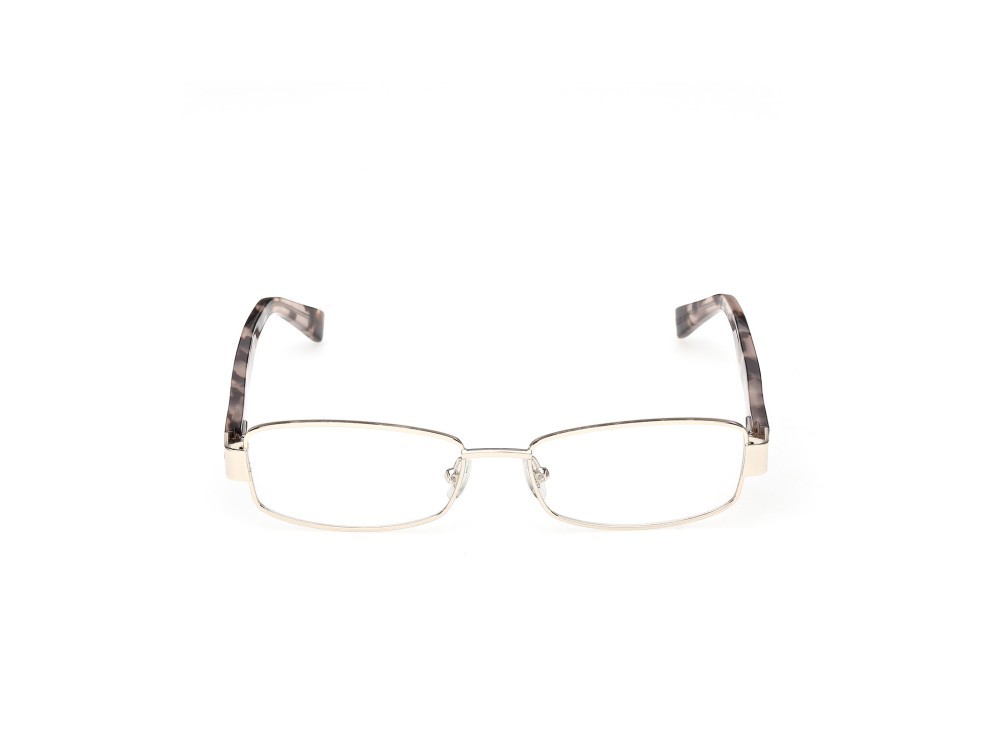 Eyeglasses Guess Jeans GJ50000 (056) color oro pallido lucido / avana colorata shape rectangle 