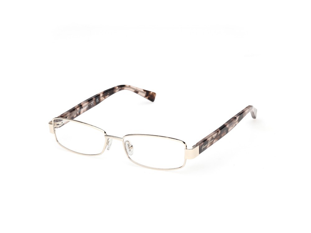 Eyeglasses Guess Jeans GJ50000 (056) color oro pallido lucido / avana colorata shape rectangle 