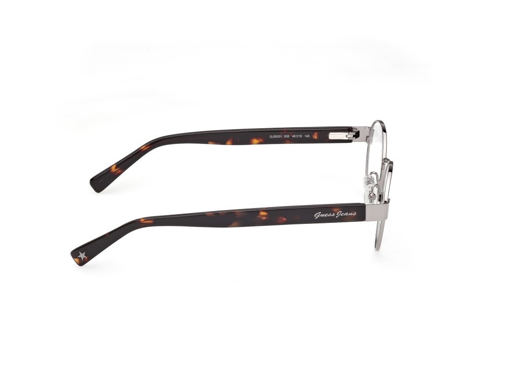 Eyeglasses Guess Jeans GJ50001 (008) color antracite lucido / avana scura shape round 