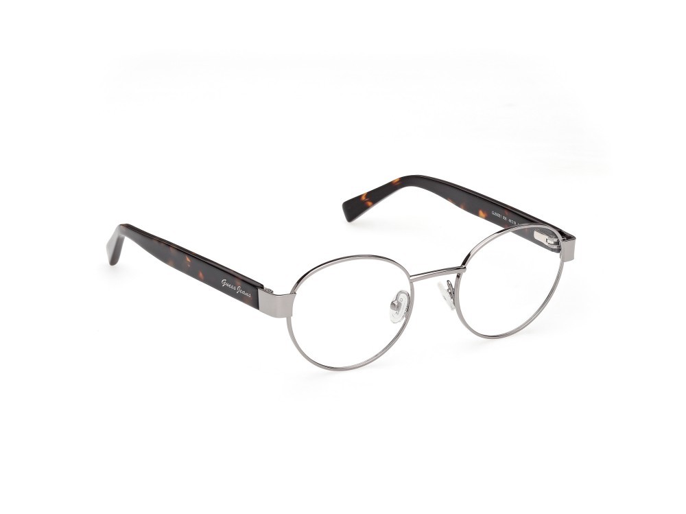 Eyeglasses Guess Jeans GJ50001 (008) color antracite lucido / avana scura shape round 