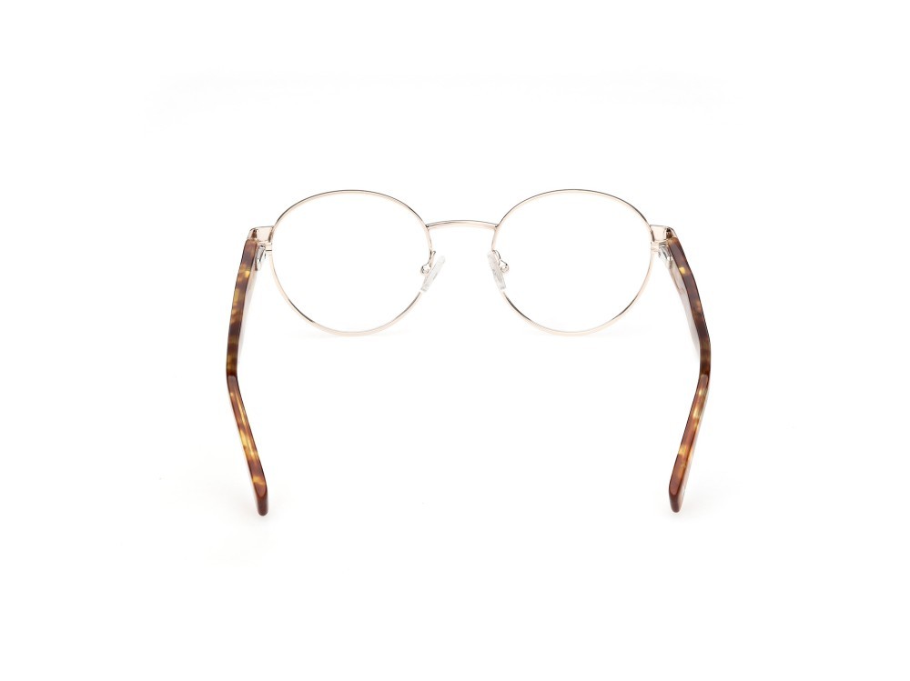 Eyeglasses Guess Jeans GJ50001 (033) color oro pallido lucido / avana bionda shape round 