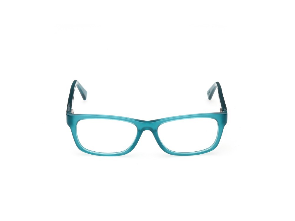 Eyeglasses Guess Jeans GJ50002 (087) color turchese lucido shape rectangle 