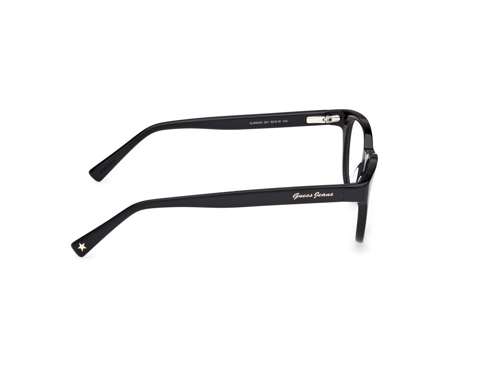 Eyeglasses Guess Jeans GJ50003 (001) color nero lucido shape round 