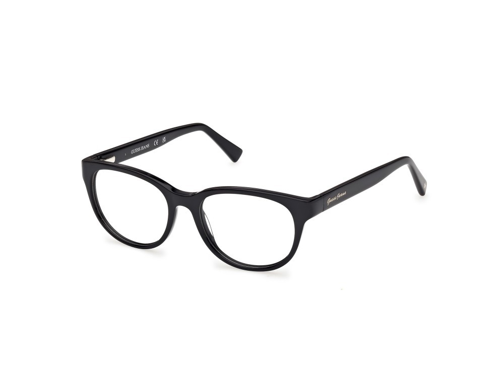 Eyeglasses Guess Jeans GJ50003 (001) color nero lucido shape round 