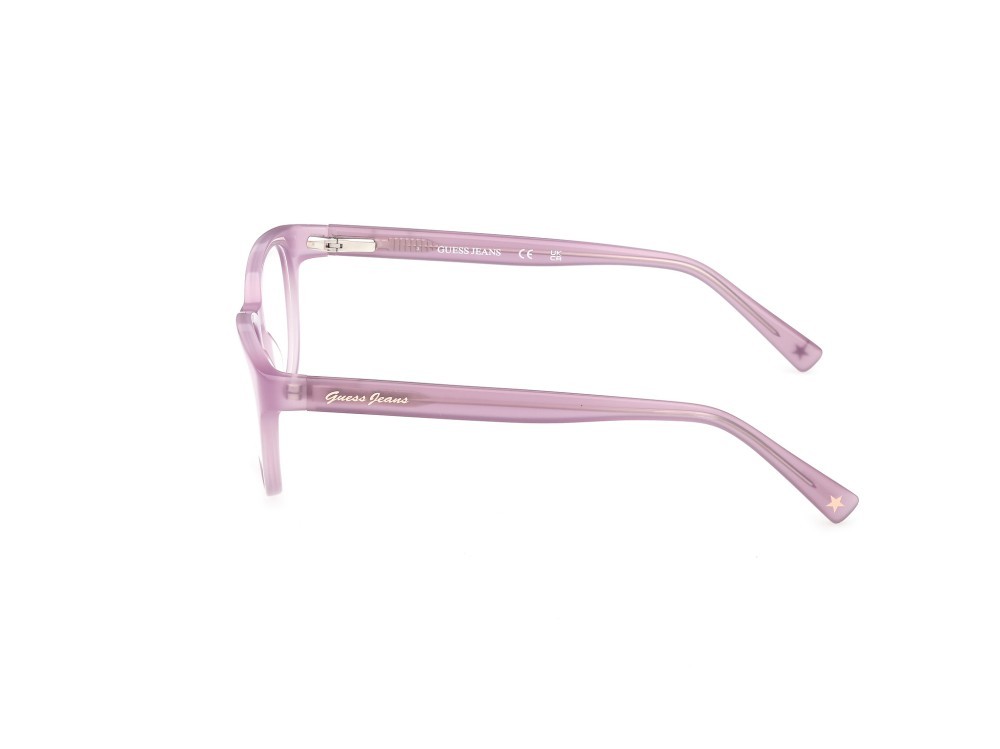 Eyeglasses Guess Jeans GJ50003 (078) color lilla lucido shape round 