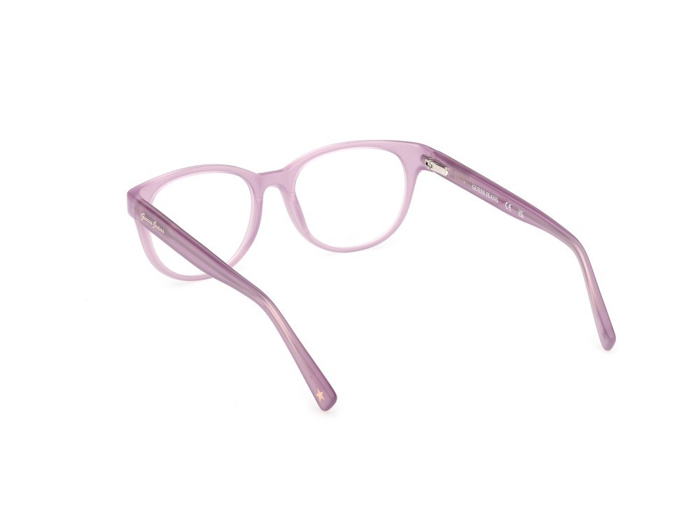 Eyeglasses Guess Jeans GJ50003 (078) color lilla lucido shape round 
