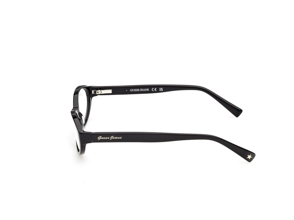 Eyeglasses Guess Jeans GJ50007 (001) color nero lucido shape oval 