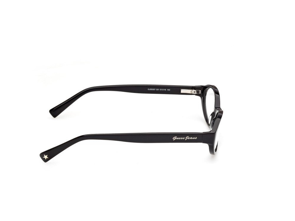 Eyeglasses Guess Jeans GJ50007 (001) color nero lucido shape oval 