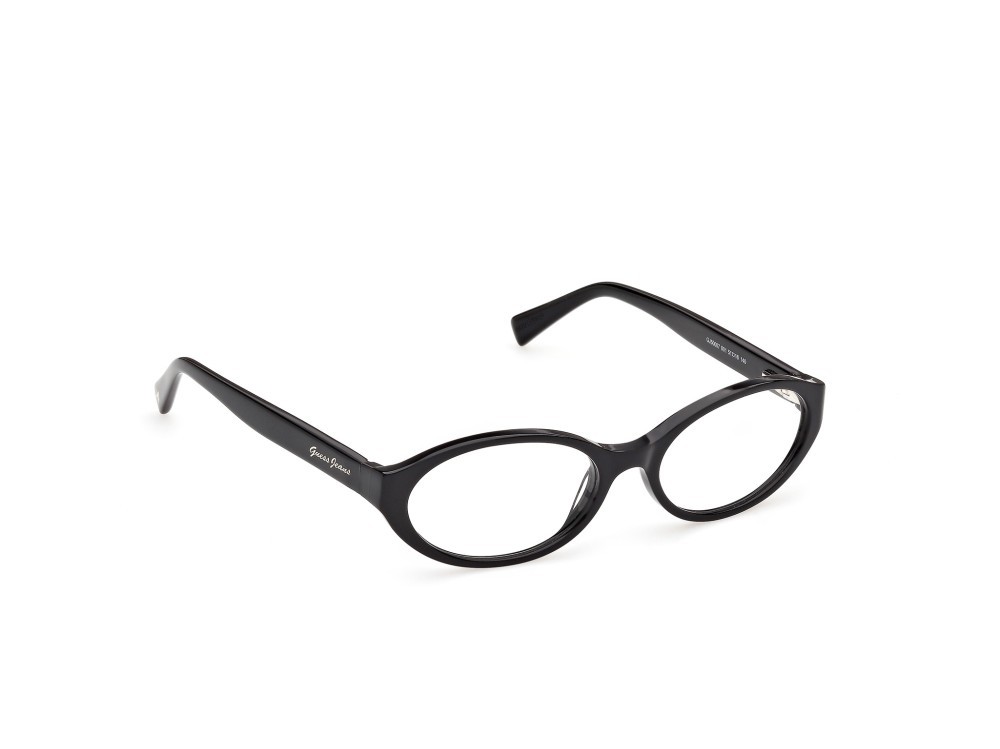 Eyeglasses Guess Jeans GJ50007 (001) color nero lucido shape oval 