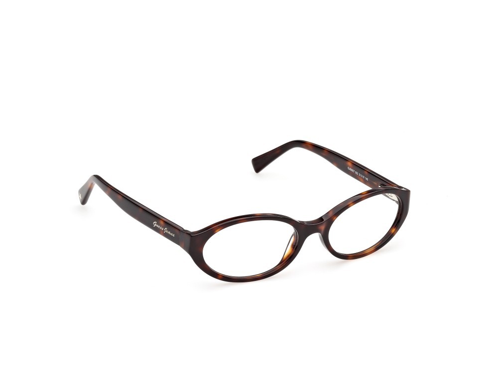 Eyeglasses Guess Jeans GJ50007 (052) color avana scura shape oval 