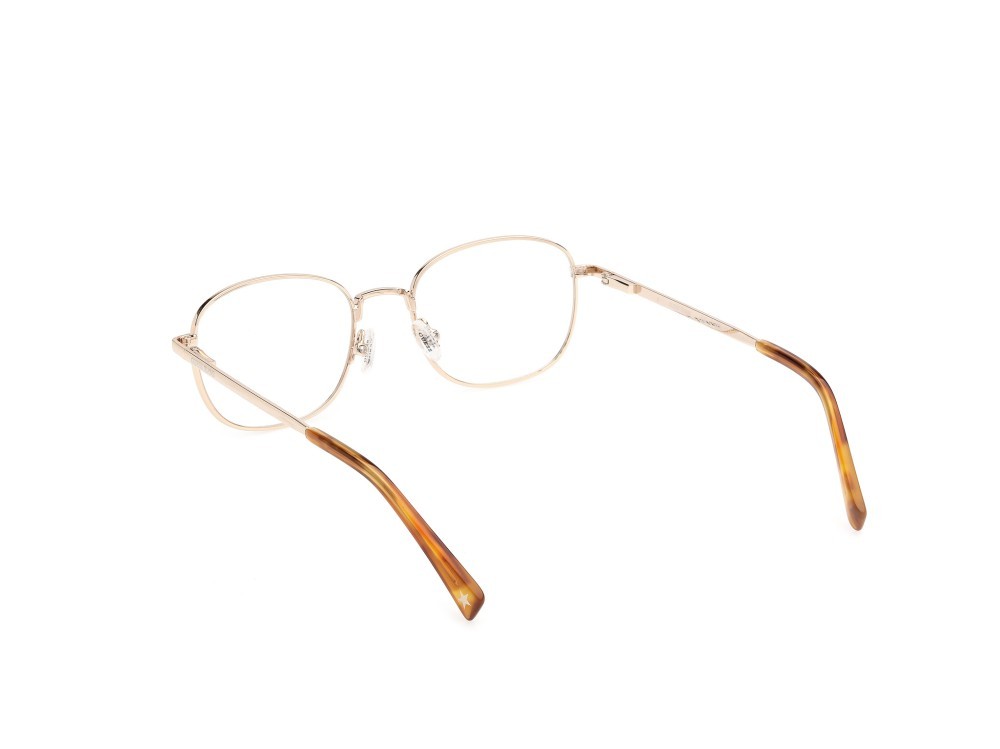 Eyeglasses Guess Jeans GJ50009 (032) color oro pallido lucido  shape round 