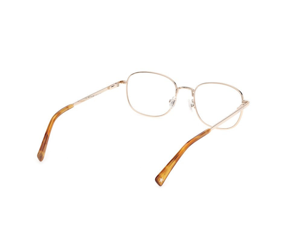 Eyeglasses Guess Jeans GJ50009 (032) color oro pallido lucido  shape round 