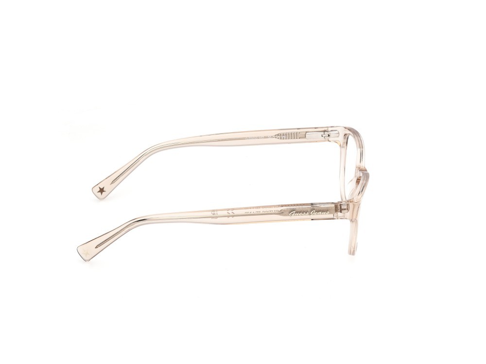 Eyeglasses Guess Jeans GJ50010 (057) color beige lucido shape rectangle 