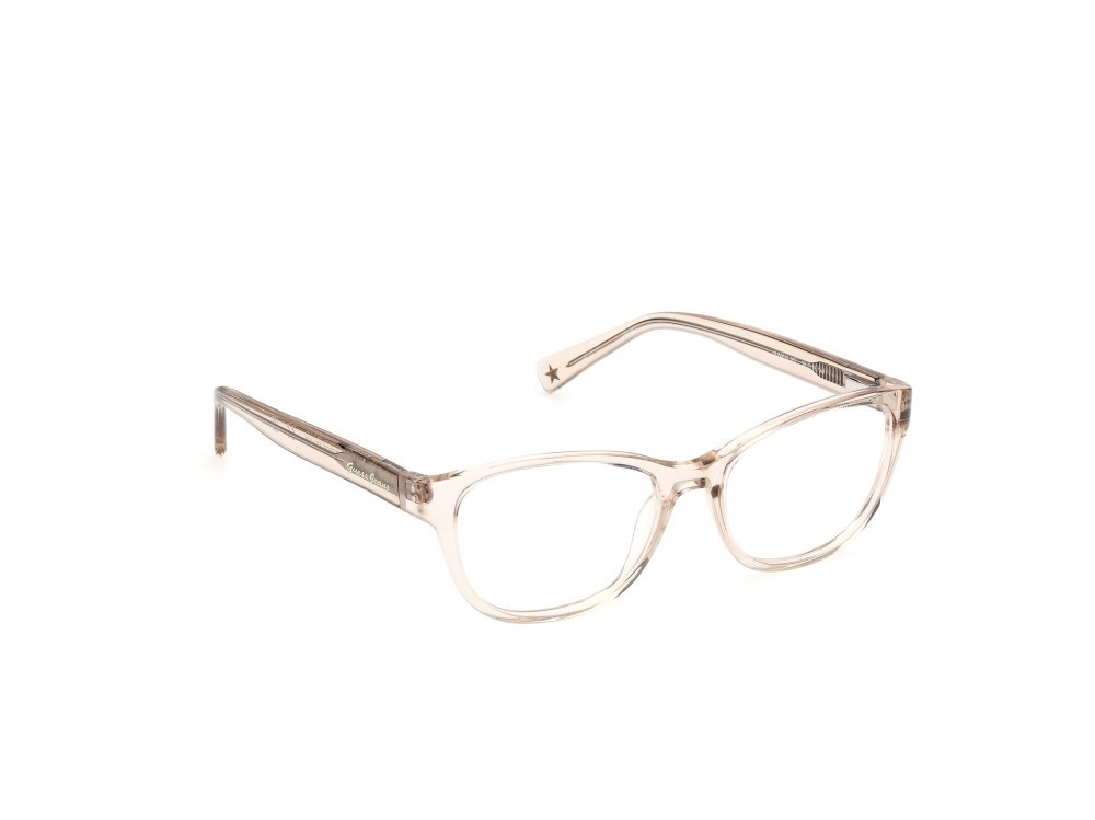 Eyeglasses Guess Jeans GJ50010 (057) color beige lucido shape rectangle 
