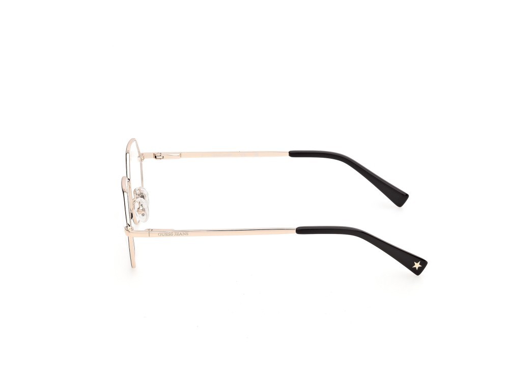 Eyeglasses Guess Jeans GJ50011 (002) color nero opaco / oro endura lucido shape geometric 