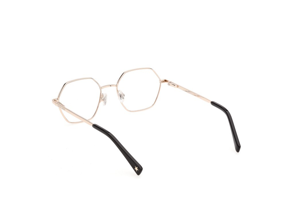 Eyeglasses Guess Jeans GJ50011 (002) color nero opaco / oro endura lucido shape geometric 