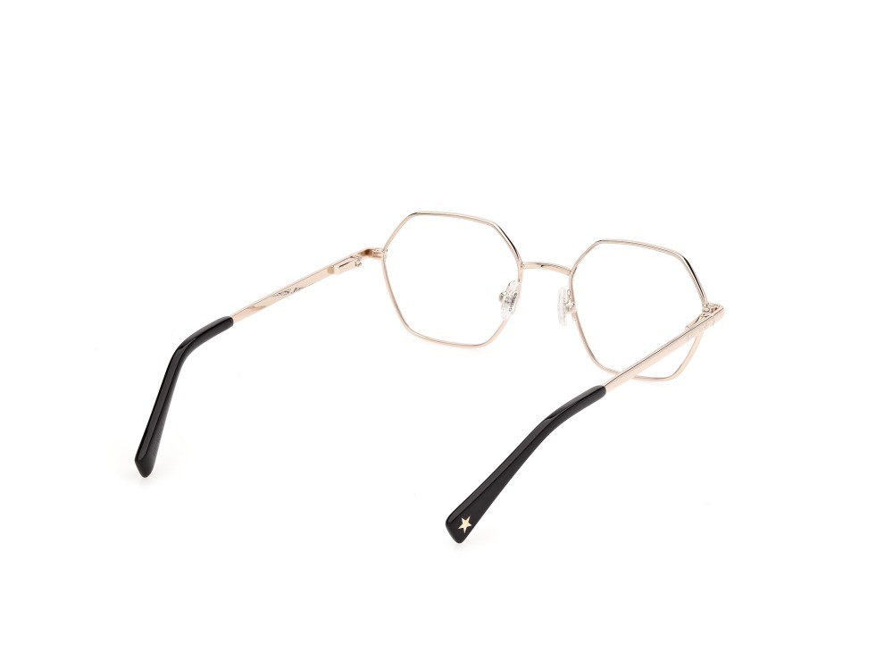 Eyeglasses Guess Jeans GJ50011 (002) color nero opaco / oro endura lucido shape geometric 