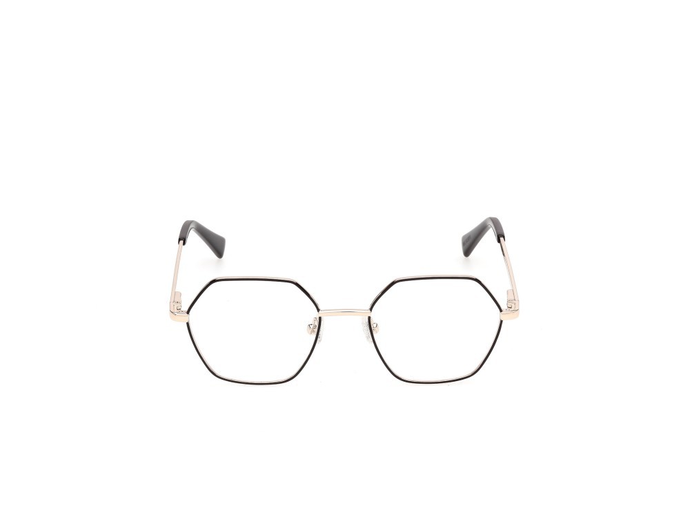 Eyeglasses Guess Jeans GJ50011 (002) color nero opaco / oro endura lucido shape geometric 