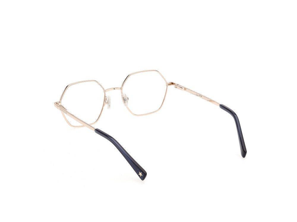 Eyeglasses Guess Jeans GJ50011 (032) color oro endura lucido shape geometric 