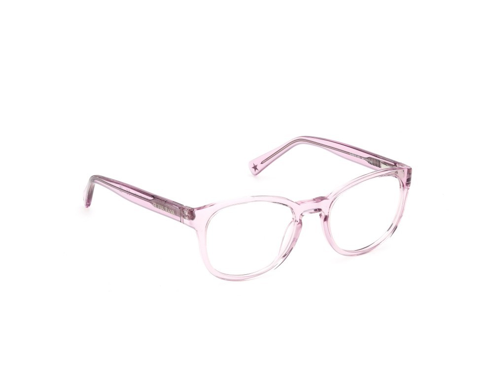 Eyeglasses Guess Jeans GJ50012 (081) color viola lucido shape round 
