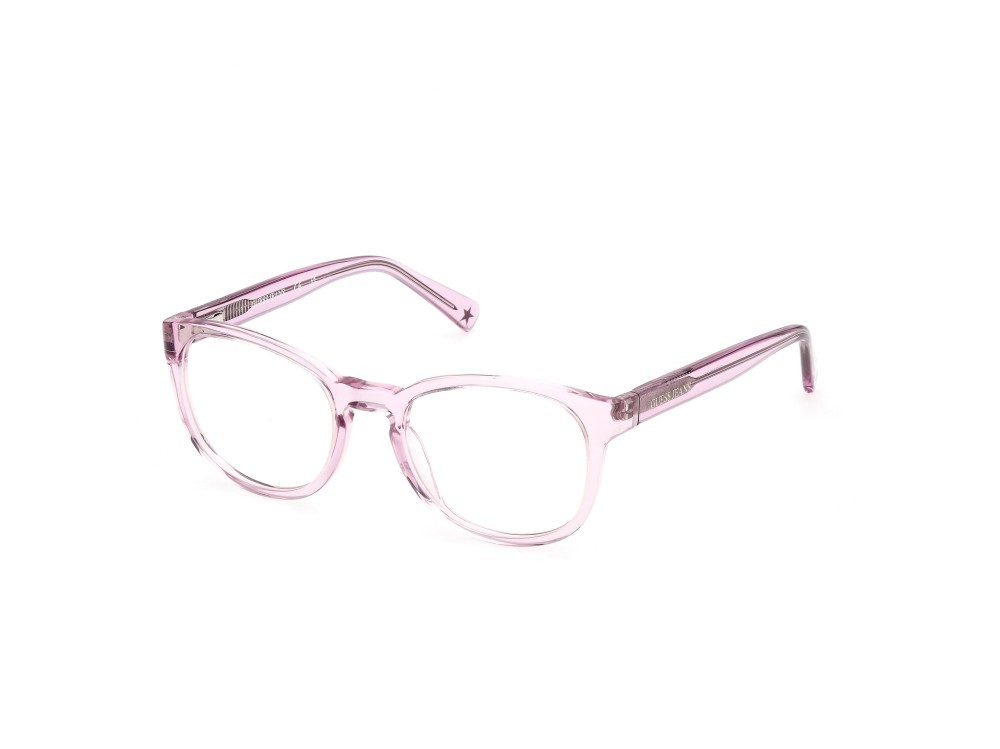 Eyeglasses Guess Jeans GJ50012 (081) color viola lucido shape round 