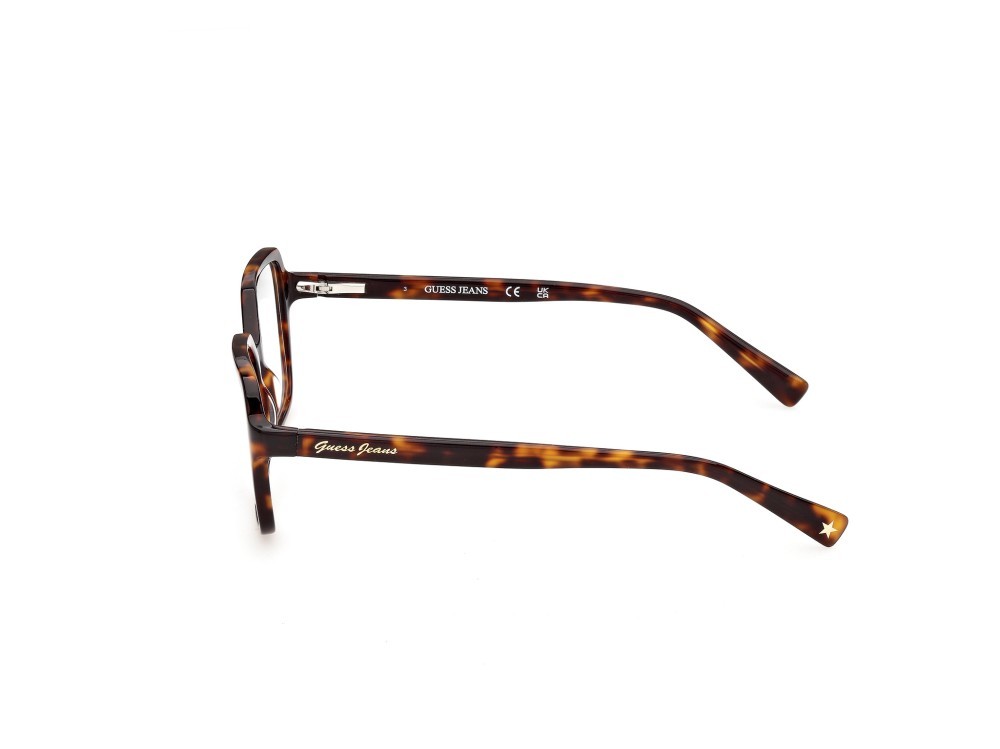 Eyeglasses Guess Jeans GJ50013 (052) color avana scura shape square 