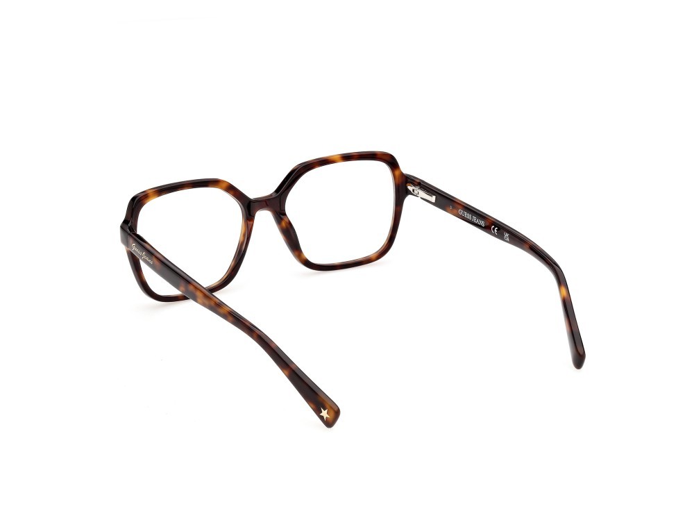 Eyeglasses Guess Jeans GJ50013 (052) color avana scura shape square 