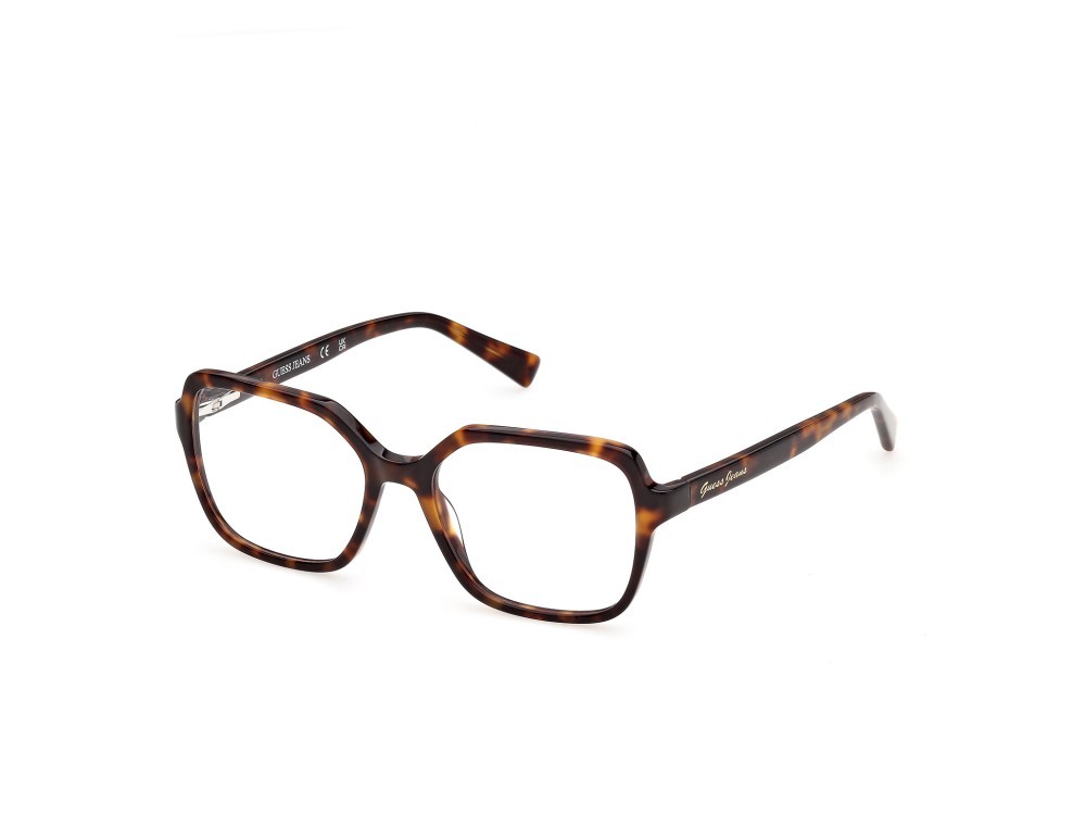 Eyeglasses Guess Jeans GJ50013 (052) color avana scura shape square 