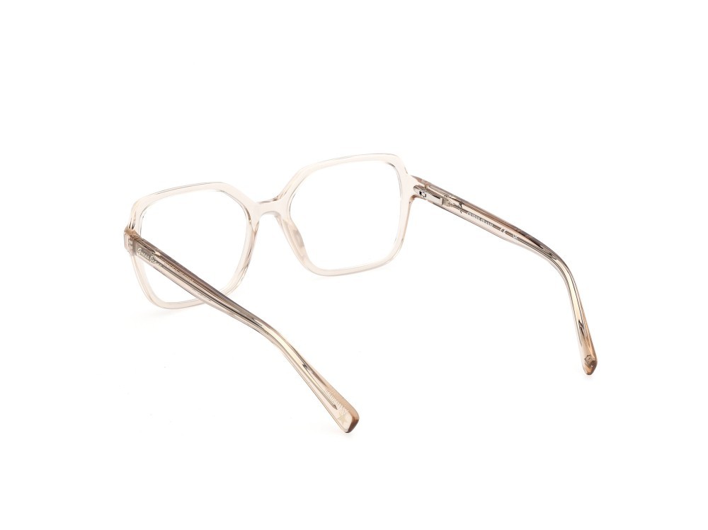 Eyeglasses Guess Jeans GJ50013 (057) color beige lucido  shape square 