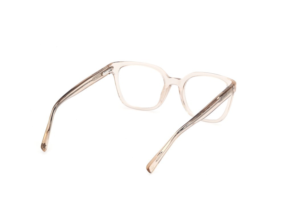 Eyeglasses Guess Jeans GJ50014 (057) color beige lucido shape square 