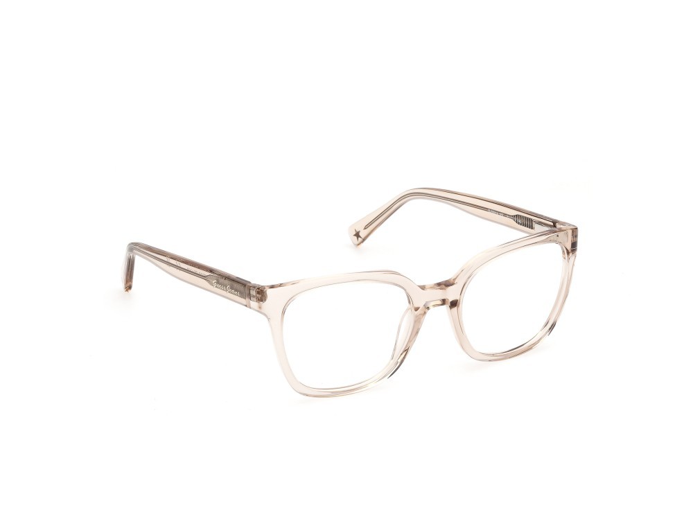 Eyeglasses Guess Jeans GJ50014 (057) color beige lucido shape square 