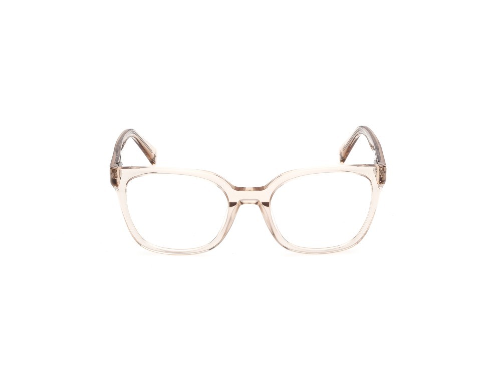 Eyeglasses Guess Jeans GJ50014 (057) color beige lucido shape square 