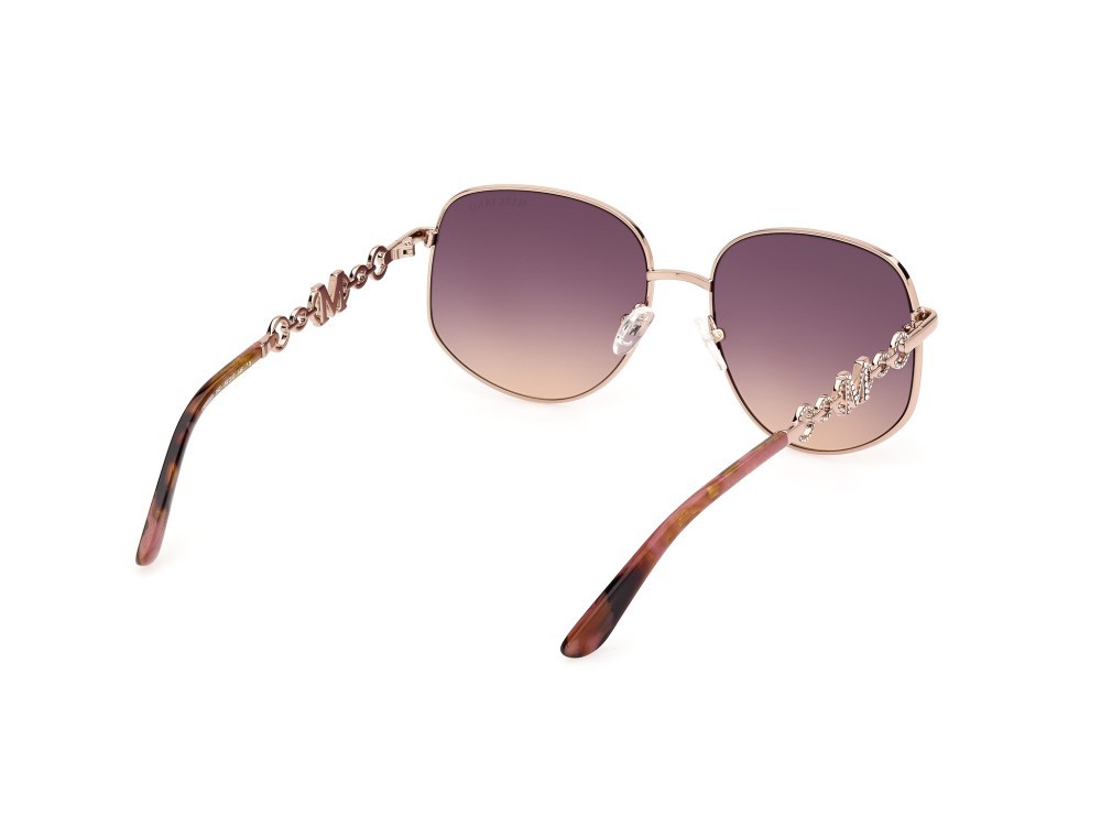 Sonnenbrillen Guess by Marciano GM00003 (28Z) farbe oro rosè lucido form rund gläser viola sfumato o specchiato