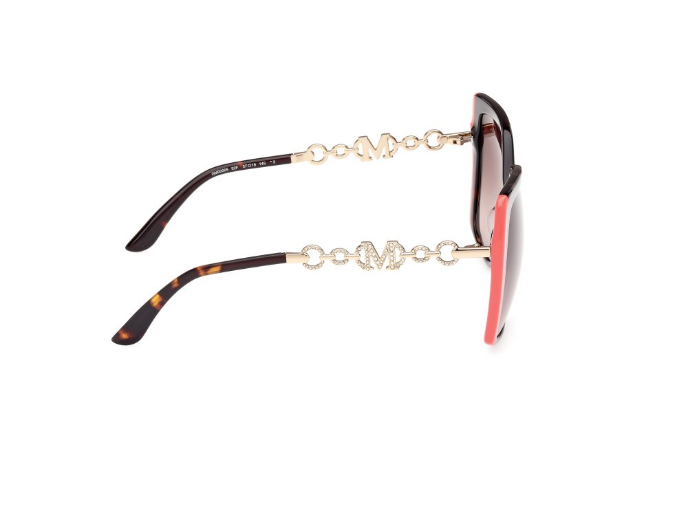 Occhiali da sole Guess by Marciano GM00005 (52F) colore avana scura forma quadrato lenti marrone sfumato