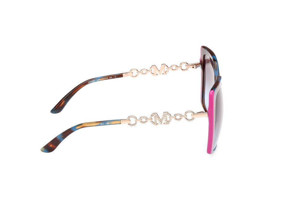 Sunglasses Guess by Marciano GM00005 (92W) color blu - avana shape square lenses blu sfumato