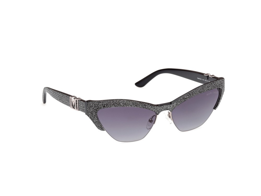 Sonnenbrillen Guess by Marciano GM00006 (01B) farbe nero lucido form cat-eye gläser fumo grad.