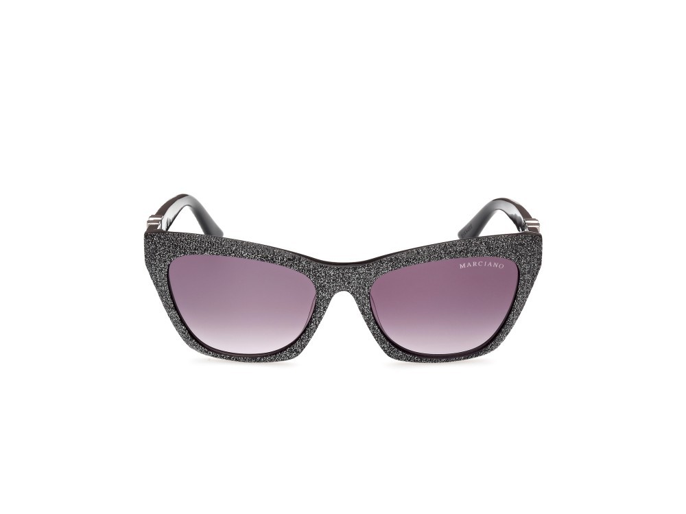 Sonnenbrillen Guess by Marciano GM00008 (01B) farbe nero lucido form cat-eye gläser fumo grad.