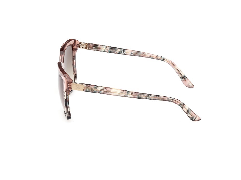 Sunglasses Guess by Marciano GM00009 (53P) color avorio lucido shape square lenses verde sfumato
